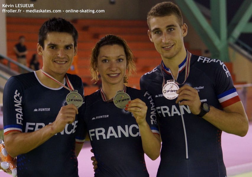 Triplé français sur les courses de fond route