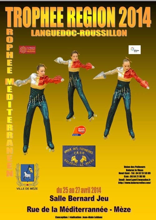 Trophée Régional du Languedoc Roussillon de patinage de groupe 2014 à Mèze (34)