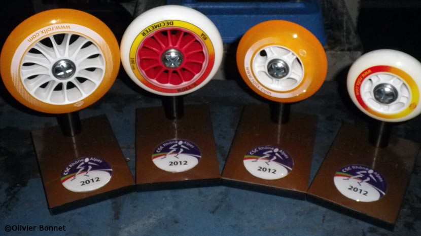 Les Trophées de la finale du Challenge  Rhône-Alpes de Roller