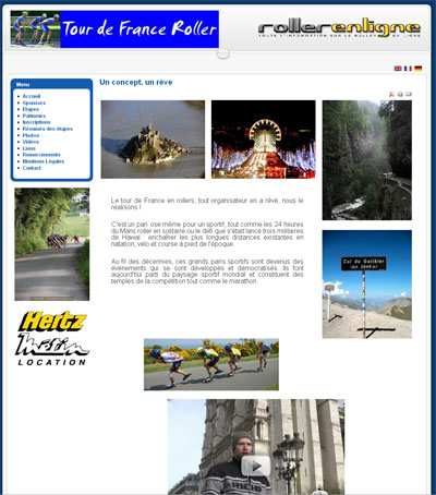 Le « Tour de France » roller avance