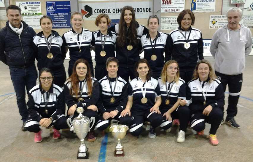 us coutras feminine championne france rink hockey 2018