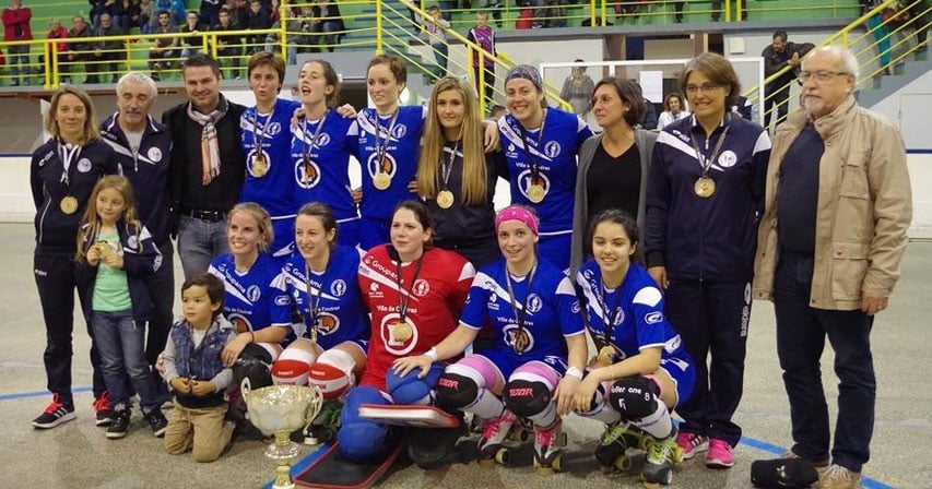 L'US Coutras Dames, championne de france de rink hockey 2016