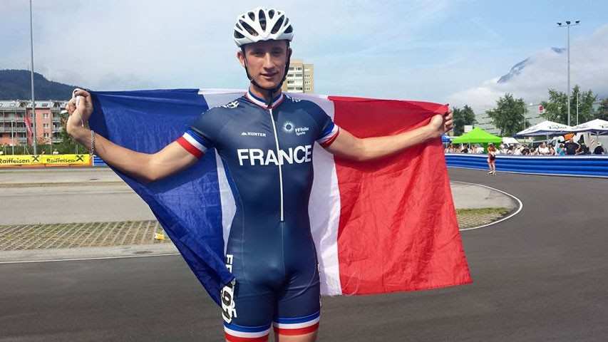 Valentin Thiébault champion d'Europe roller course 2015 du 200m route