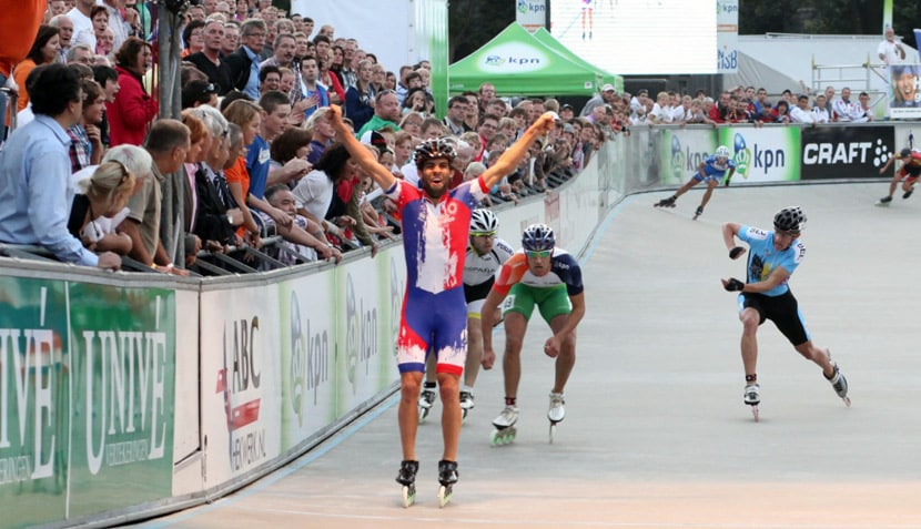 Arrivée de l'américaine au championnat d'Europe 2011