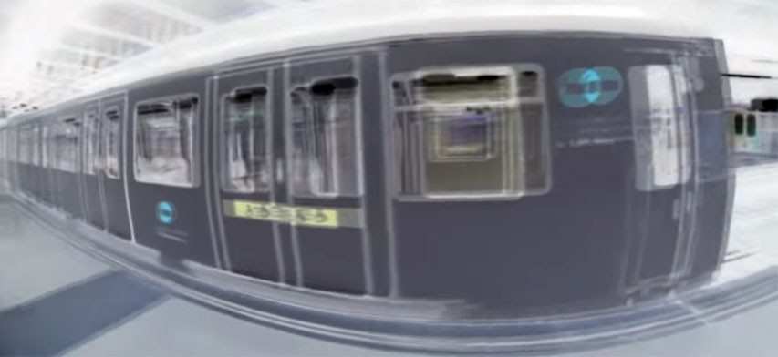 Session roller freeride dans le métro Barcelonais