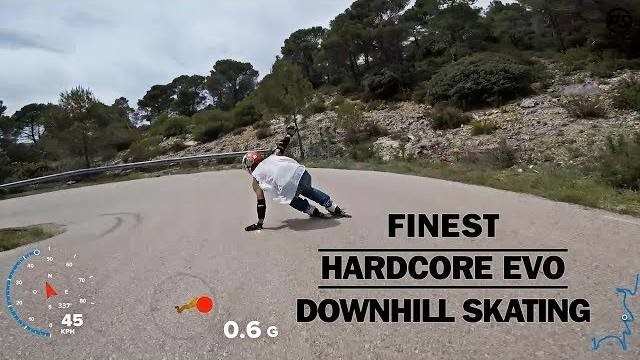 Session de roller de descente avec Andreu Greses Dsfalkid (Espagne)