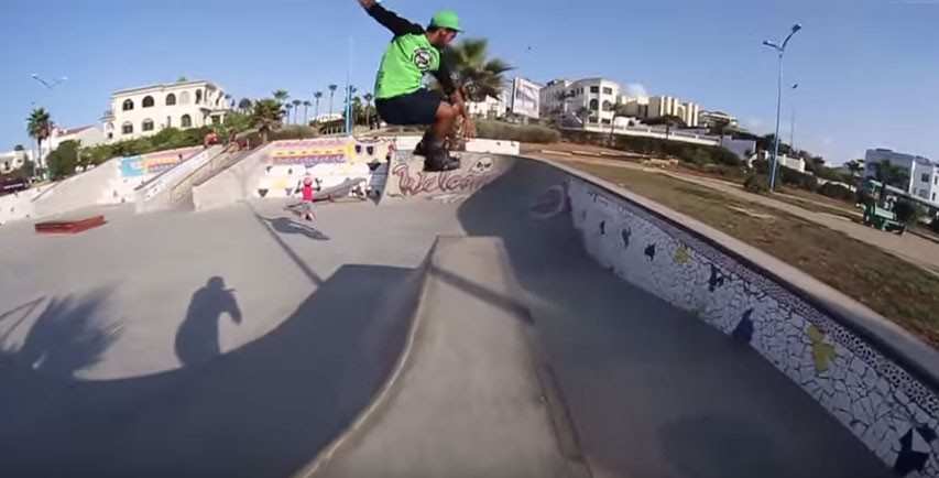 Session roller street avec Ayoub el Gharib, rider marocain