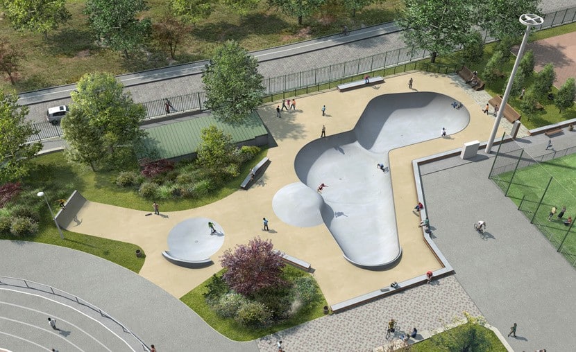 Le futur bowl de la Muette 