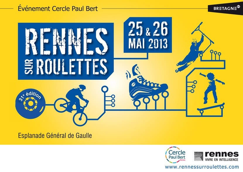 Les inscriptions courses pour l’édition 2013 de Rennes sur Roulettes sont ouvertes !