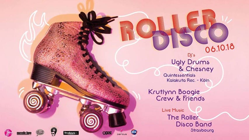 visuel soiree roller disco strasbourg 2018