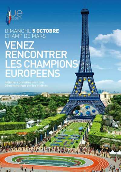 Fêtez l’Europe du sport 2008 à Paris (75)