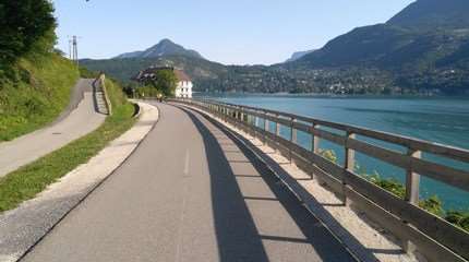 La piste cyclable / voie verte d’Annecy à Ugine (74)
