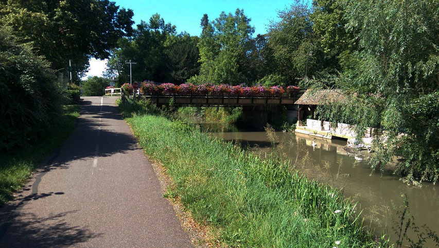 Voie verte du Canal de la Bruche à roller (67)