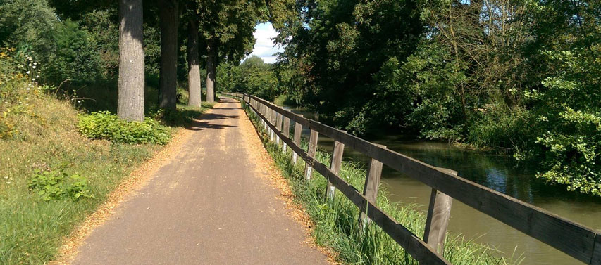 Voie verte du Canal de la Bruche à roller (67)