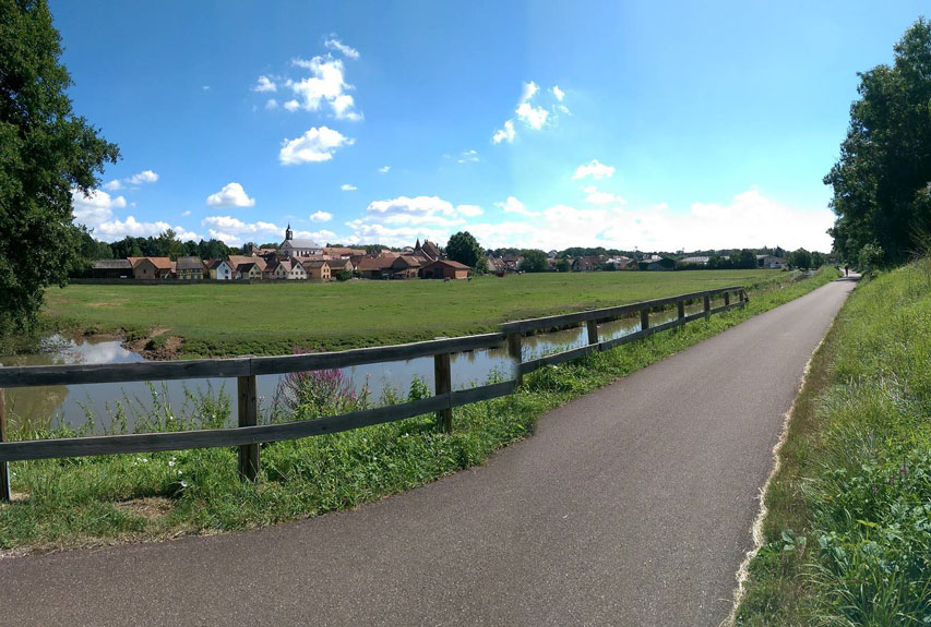 Voie verte du Canal de la Bruche à roller (67)
