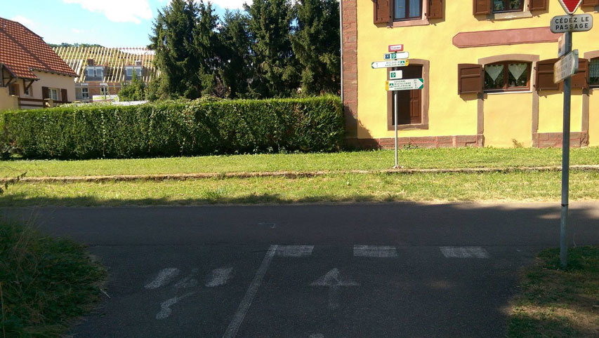 Voie verte du Canal de la Bruche à roller (67)