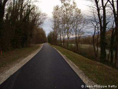 La voie verte / piste cyclable de Grenoble à Saint-Gervais (38)