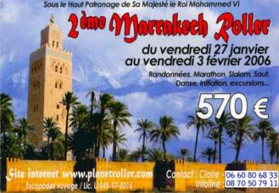 Marathon roller à Marrakech en 2006