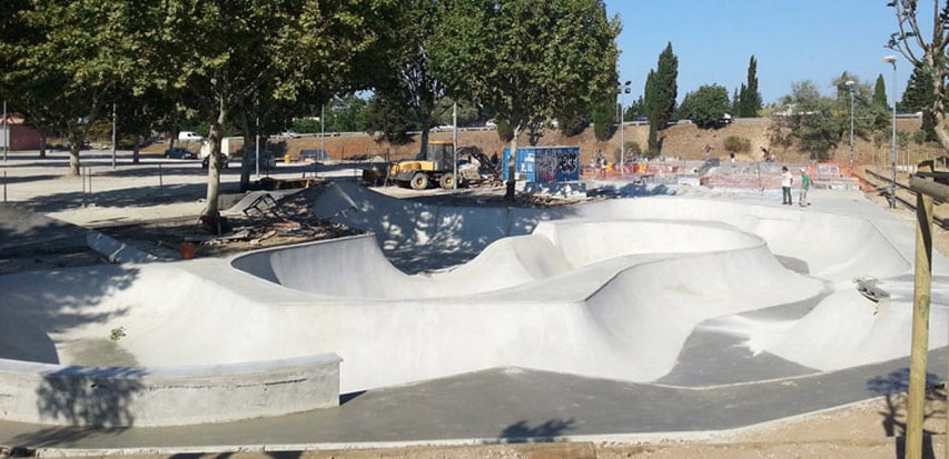 Le nouveau bowl du skatepark de Nîmes