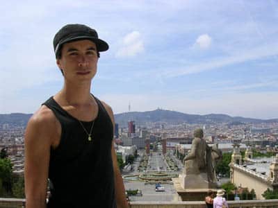 Vincent Vu Van Kha sur les hauteurs de Barcelone