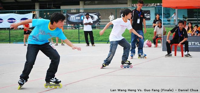Lan Wang Heng contre Guo Fang - photo : Daniel Chua