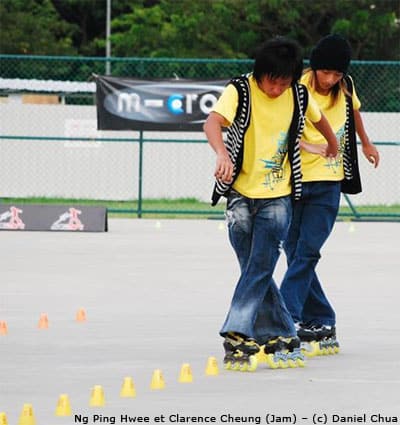 Ng Ping Hwee et Clarence Cheung en jam - photo : Daniel Chua