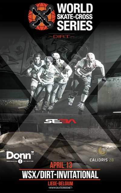 Premier Dirt Skate-Cross à Liège (Belgique)