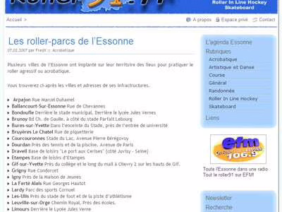 Site Web : www.roller91.fr