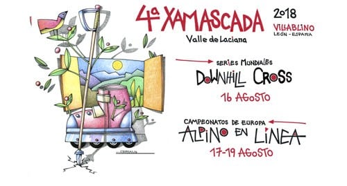 Coupe du Monde de roller de descente IIDA 2018 à Villablino (Espagne)