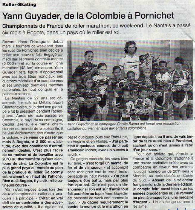 Yann Guyader dans Ouest-France
