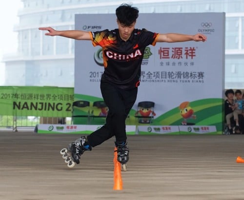 Zhang Hao aux World Roller Games 2017